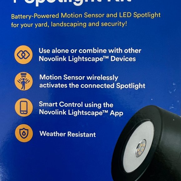 4 PACK Smart wireless Motion Sensor + Spotlight Kit NEW in box - Picture 7 of 9
